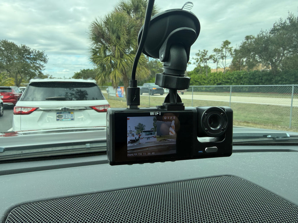 Black Box Dash Cam 3 Camera 1080p
