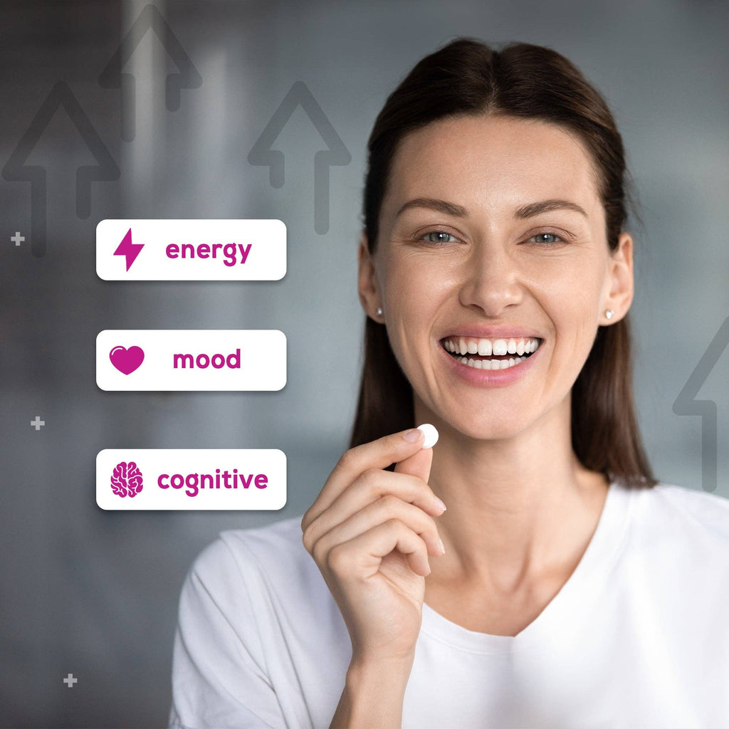 HARMONIFY Energy & Focus Gum (54 Pieces) – Sugar-Free with L-Theanine, Natural Caffeine, and Vitamins B12 & B6 – Focus & Mental Clarity – Keto & Vegan, Peppermint Flavor