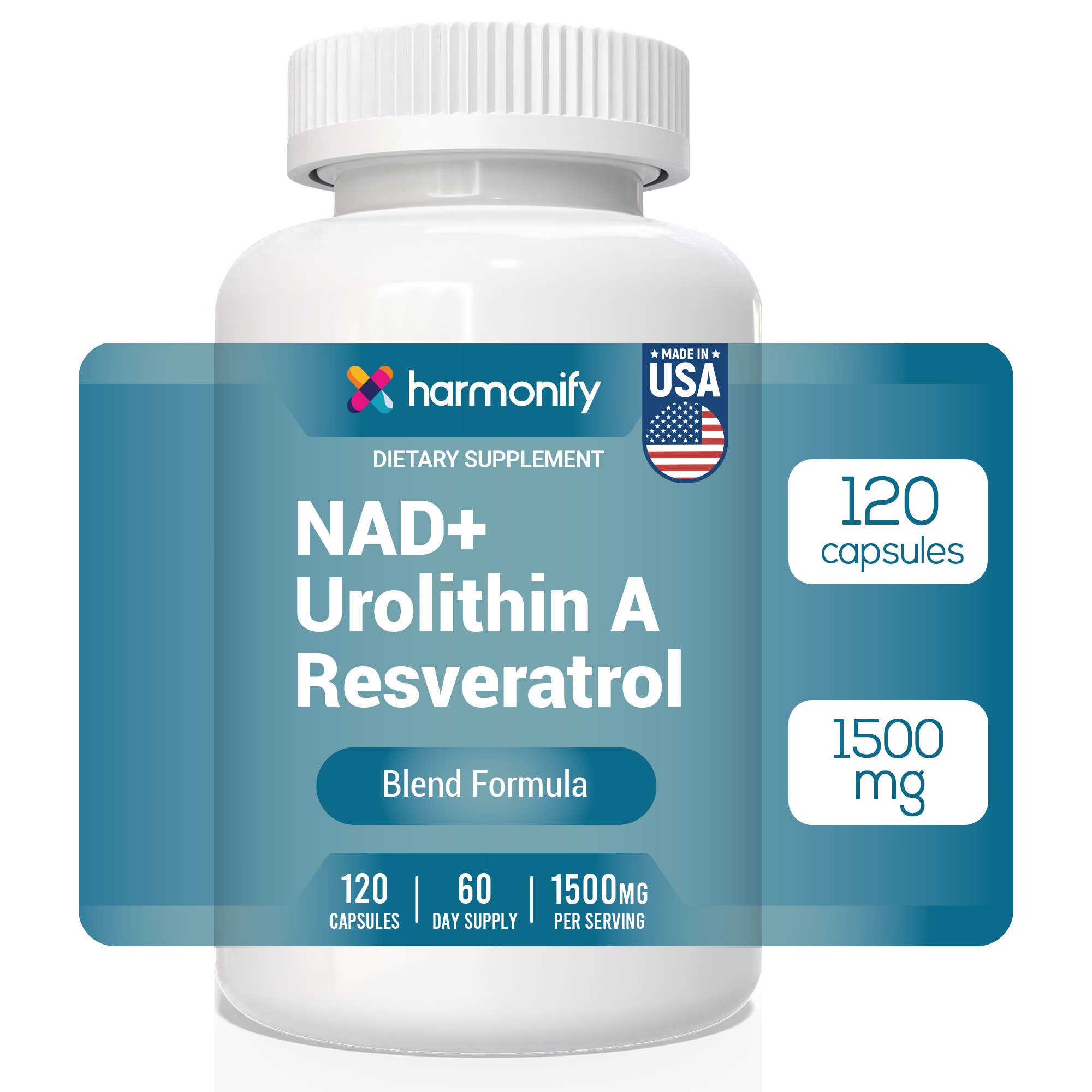 NAD Nicotinamide Riboside Resveratrol with Urolithin A