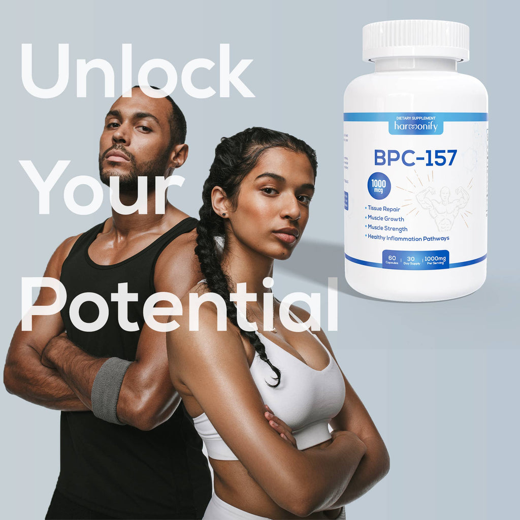 HARMONIFY BPC157 Muscle&Workout 60 Capsules, High Potency