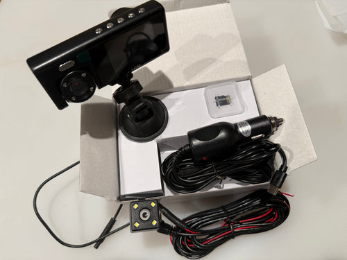 Black Box Dash Cam 3 Camera 1080p