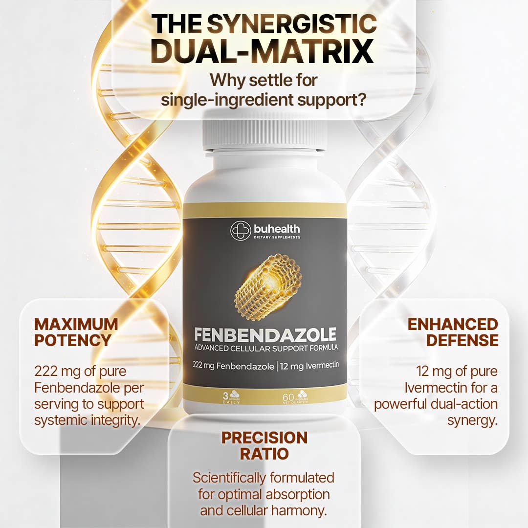 Fenbendazol&Ivermec Advanced  Support Formula – 60 Capsules