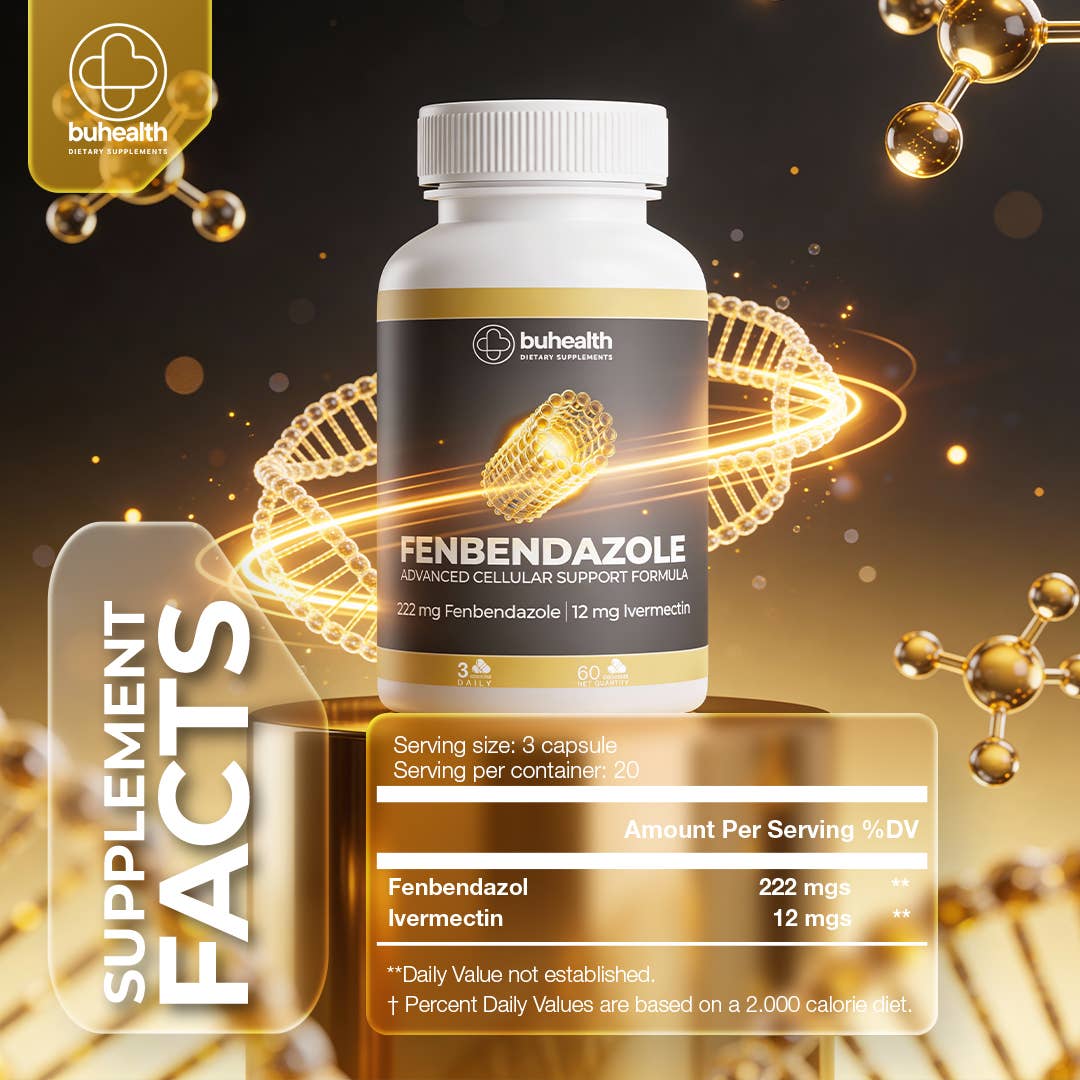 Fenbendazol&Ivermec Advanced  Support Formula – 60 Capsules