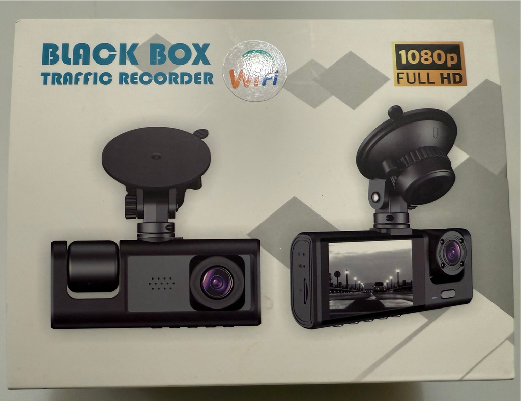 Black Box Dash Cam 3 Camera 1080p