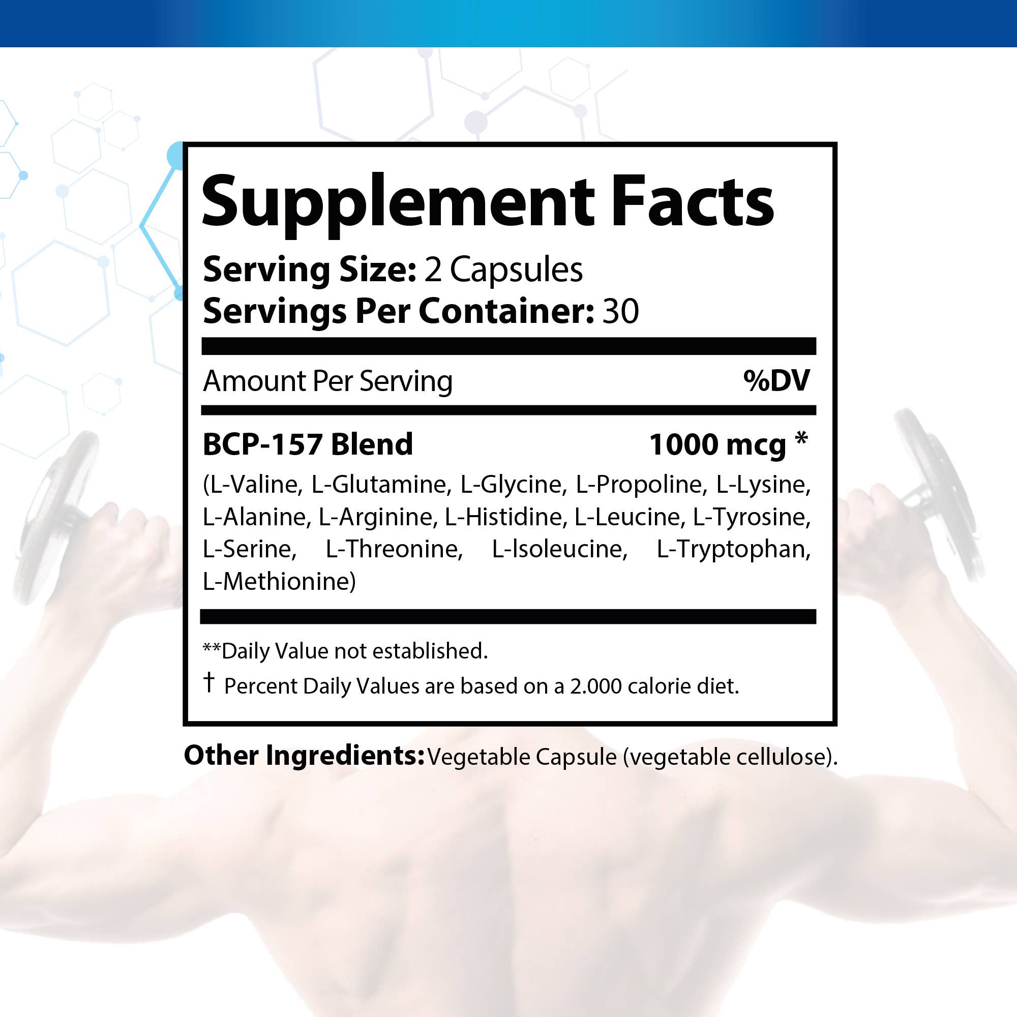 HARMONIFY BPC157 Muscle&Workout 60 Capsules, High Potency