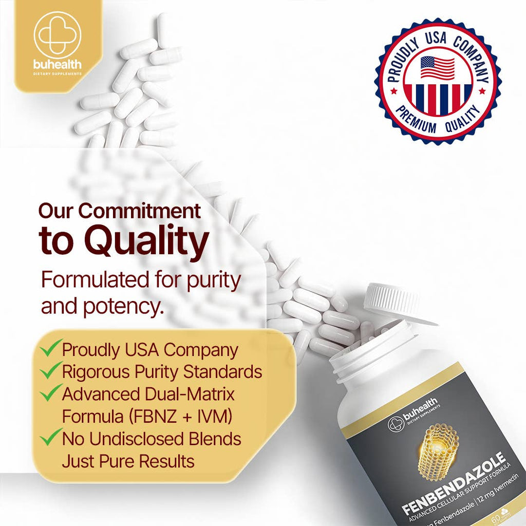 Fenbendazol&Ivermec Advanced  Support Formula – 60 Capsules