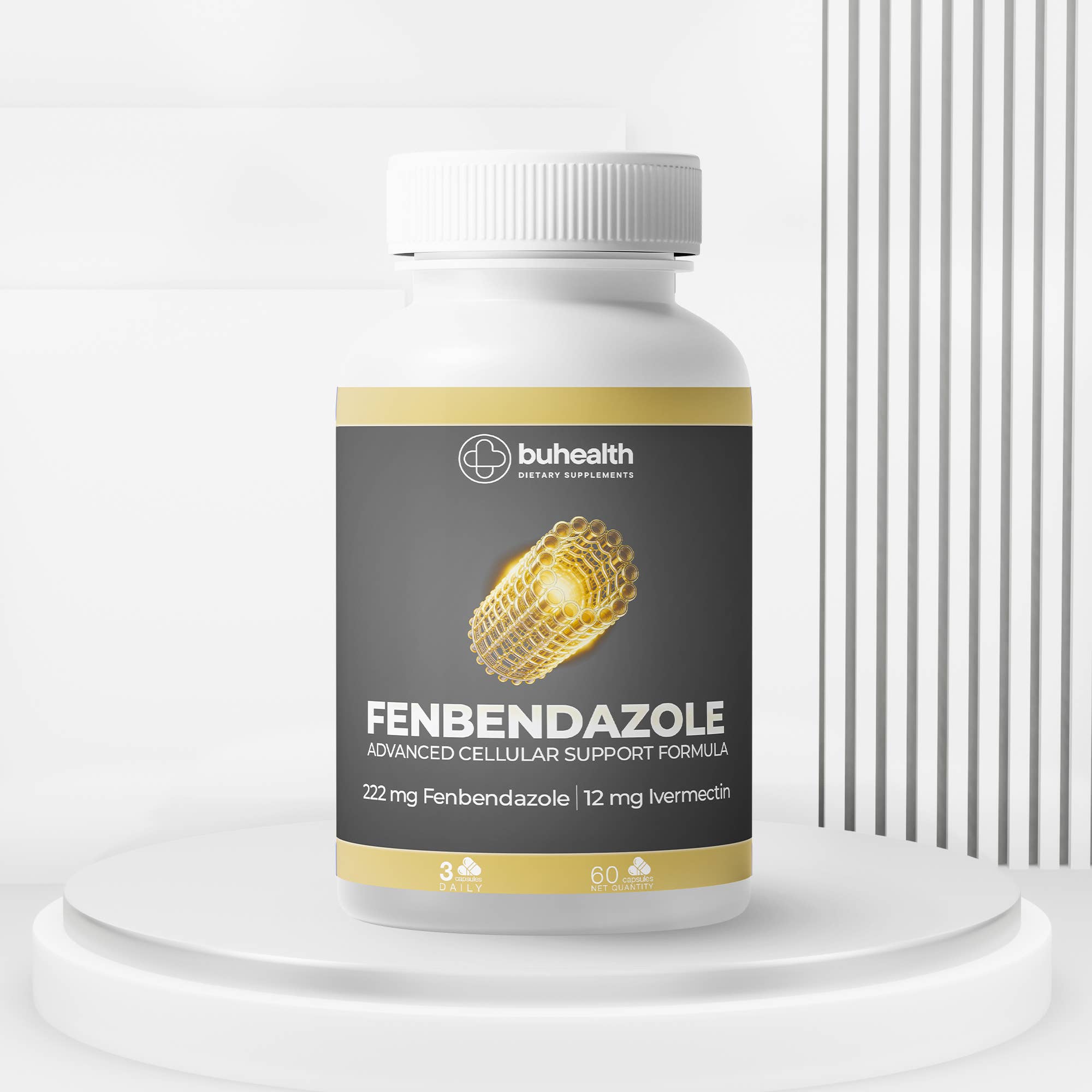 Fenbendazol&Ivermec Advanced  Support Formula – 60 Capsules